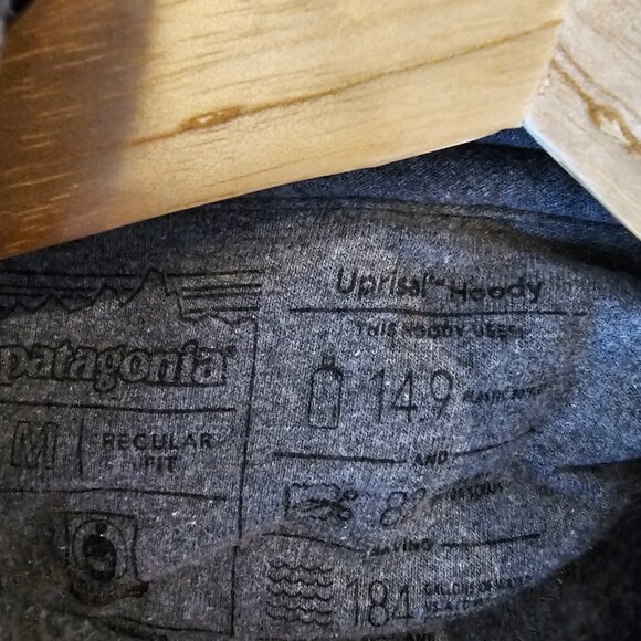 Patagonia Hoodie Grey Med - Picture 3 of 3